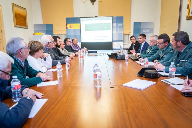 Alcaldes de la zona de Alcolea se reúnen con el delegado de Gobierno de C-LM para mejorar la seguridad