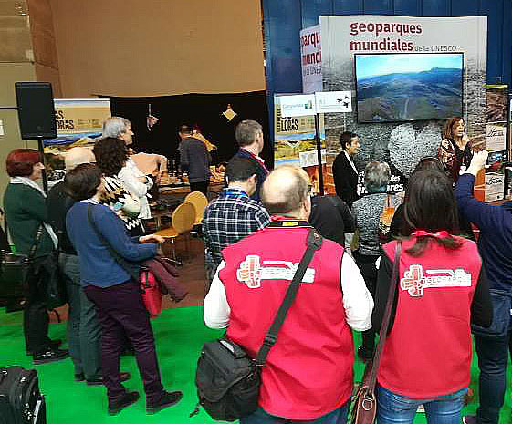 El Geoparque de la Comarca de Molina-Alto Tajo hace los deberes en Fitur 2019