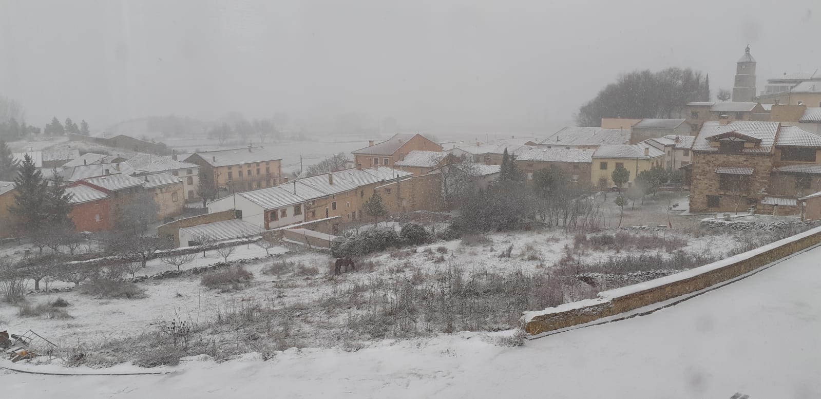 Las primeras nieves del año en la Comarca de Molina de Aragón