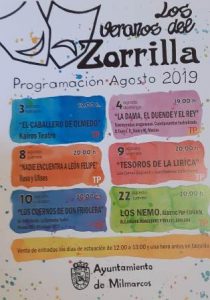 Milmarcos organiza “Los veranos del Zorrilla” en su mítico teatro