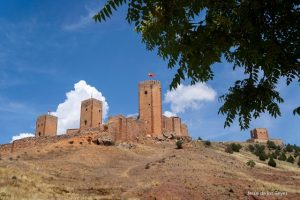 El delegado de la Junta en Guadalajara  se interesa por la situación de la muralla del castillo