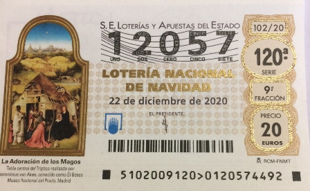 La lotería de Navidad a disposición de los socios y amigos de Tierra Molinesa