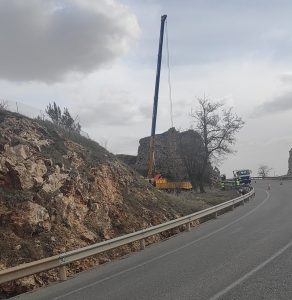 La Junta trabaja en la intervención urgente en el castillo de Molina ante los últimos derrumbes